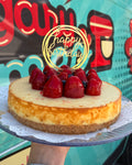 Baked Strawberry Cheesecake | Sugary Times