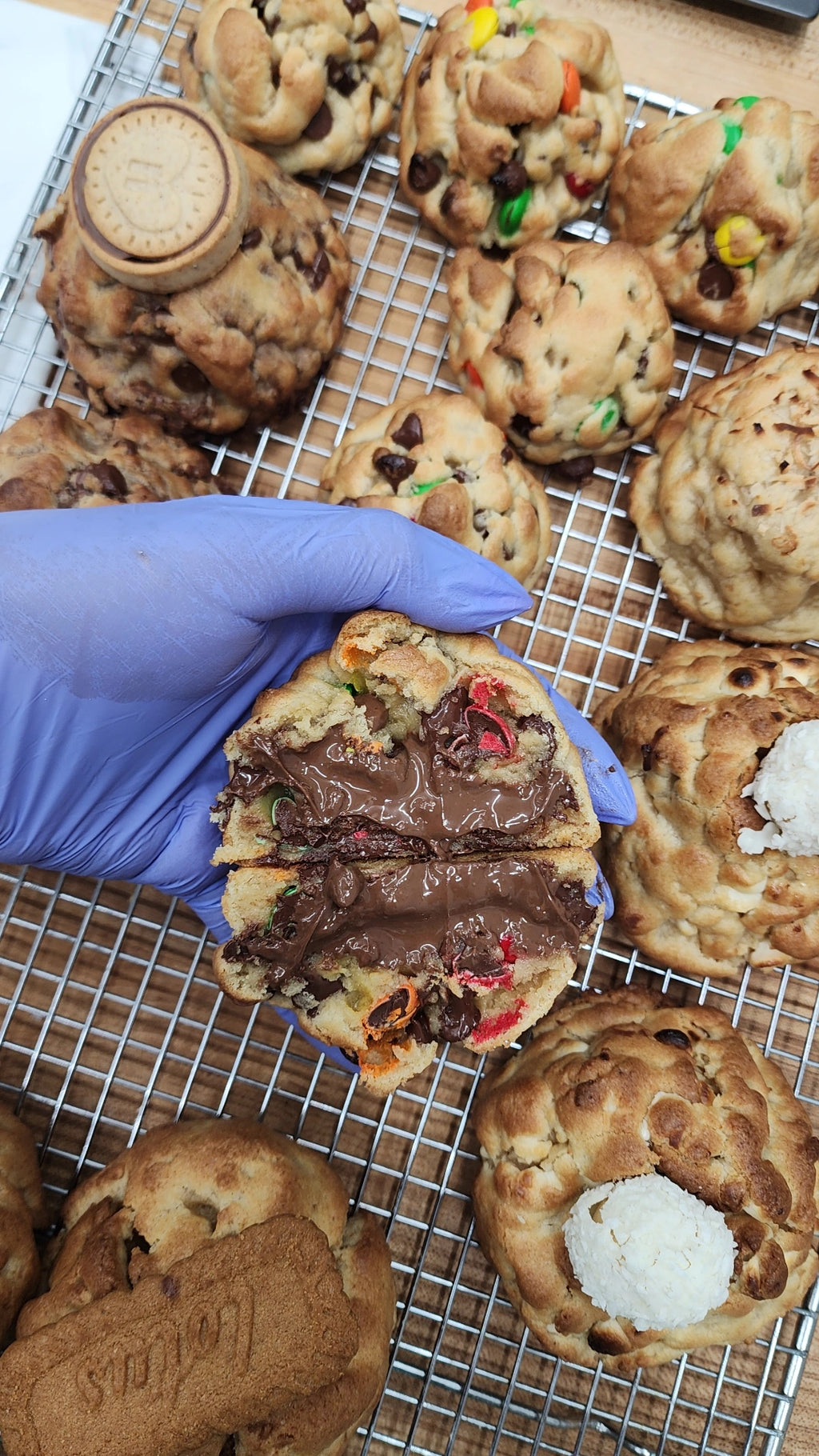 M&M Monster Cookie